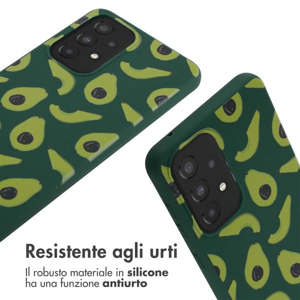 imoshion SilikonHülle design mit Band Samsung Galaxy A33 - Avocado Green
