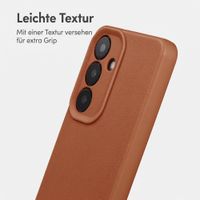 imoshion Texture Backcover Samsung Galaxy S25 - Braun