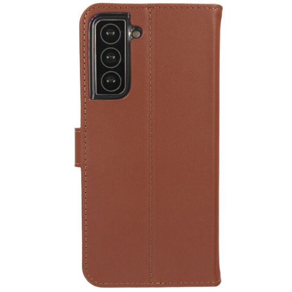 Valenta Klapphülle Leather für das Samsung Galaxy S21 - Braun