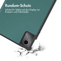 imoshion Trifold Klapphülle für das Lenovo Tab M11 - Dunkelgrün