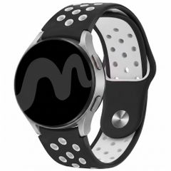 imoshion Silikon-Sportarmband -   Universelle 20 mm Anschluss - Black & White