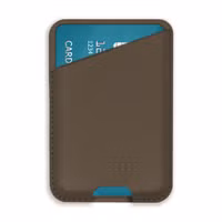 Accezz Lederkartenhalter - Geeignet für MagSafe und Qi2 - Coffee Brown