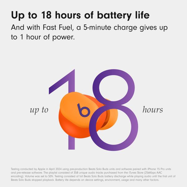 Beats Solo Buds - Festive Special Edition - Kabellose Bluetooth-In-Ear-Kopfhörer - Orange