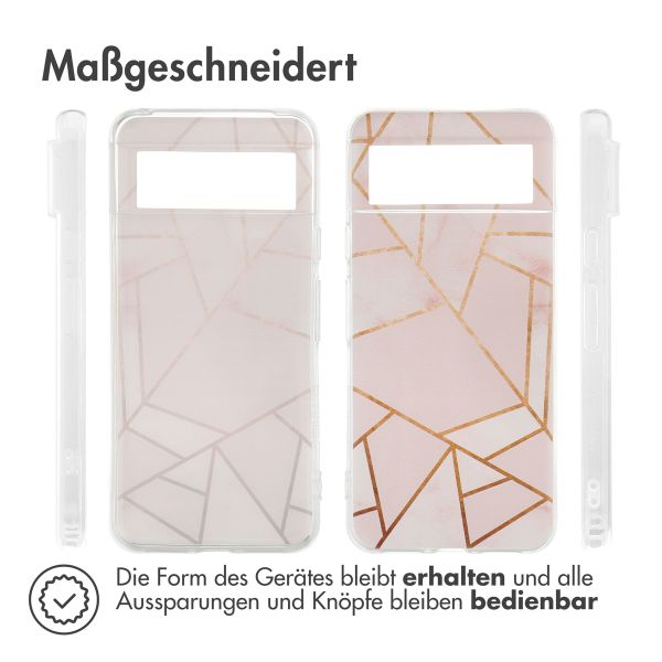 imoshion Design Hülle Google Pixel 8 - Pink Graphic