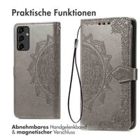 imoshion Mandala Klapphülle Samsung Galaxy A14 (5G/4G) - Grau