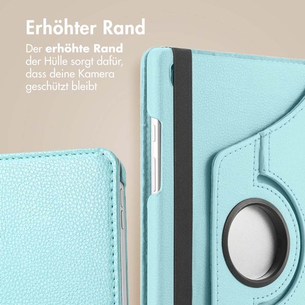 imoshion 360° drehbare Klapphülle Samsung Galaxy Tab S6 Lite (2020/2022/2024)  - Hellblau