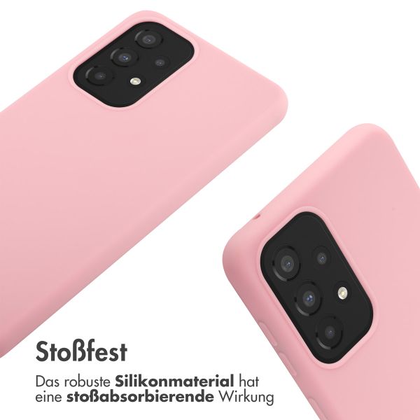 imoshion SilikonHülle mit Band Samsung Galaxy A33 - Rosa