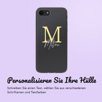Hülle mit eigenem Foto und/oder Text Apple iPhone SE (2022 / 2020) / 8 / 7 - Letter