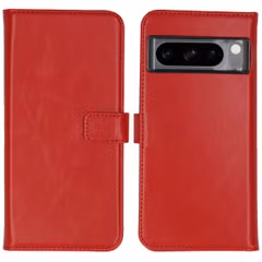 Selencia Echtleder Klapphülle Google Pixel 8 Pro - Rot