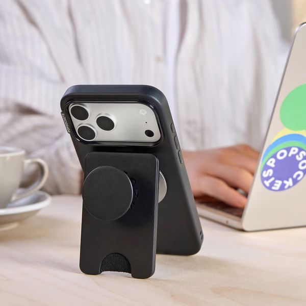 PopSockets PopWallet MagSafe Kick-Out - Black