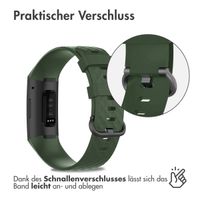 imoshion Silikonband für das Fitbit Charge 3 / 4 - Dunkelgrün