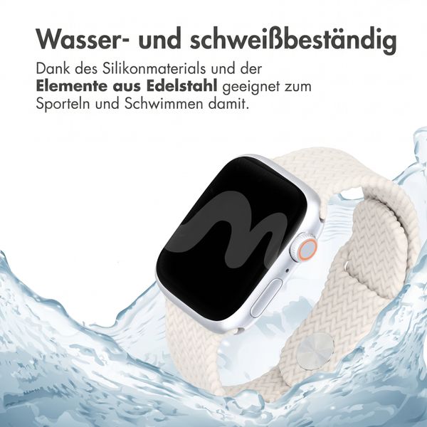 imoshion Geflochtenes Silikonarmband für Apple Watch | 38/40/41/42 mm - Polarstern