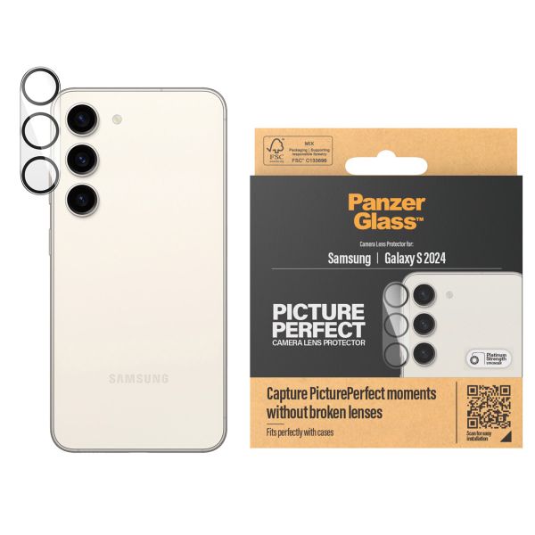 PanzerGlass Kameraprotektor aus Glas für das Samsung Galaxy S24