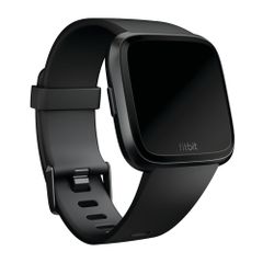 Fitbit Classic Silikonarmband für  Fitbit Versa / Versa 2 / Versa Lite - Größe S - Schwarz