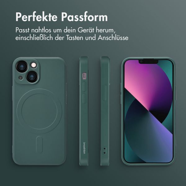imoshion Color Back Cover mit MagSafe Apple iPhone 13 Mini - Dunkelgrün