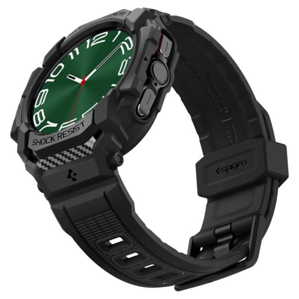 Spigen Rugged Armor™ Pro Case für die Samsung Galaxy Watch Ultra - Mattschwarz