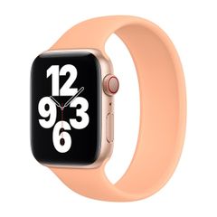Apple Silikon Solo Loop für das  Apple Watch | 38/40/41/42 mm - Größe 2 - Cantaloupe