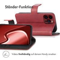 imoshion Luxuriöse Klapphülle Apple iPhone 15 Pro - Rot