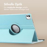 imoshion 360° drehbare Klapphülle Apple iPad Air 11 Zoll (2026) M4 / (2025) M3 / (2024) M2 / Air 5 (2022) / Air 4 (2020) / Pro 11 (2018/2020) - Hellblau