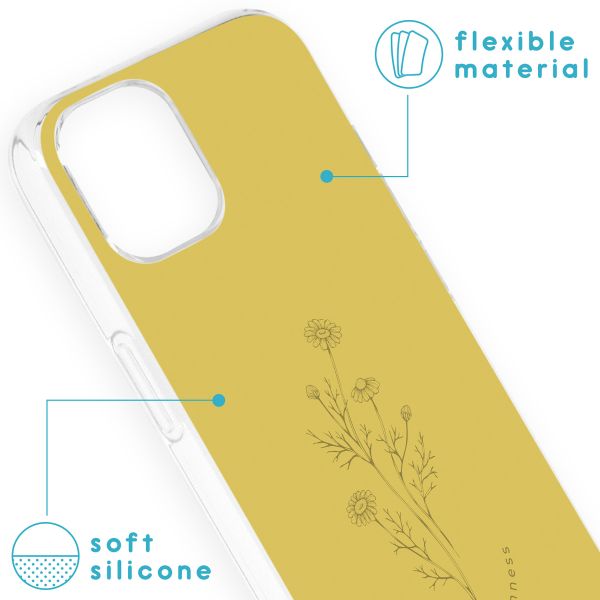 imoshion Design Hülle für das iPhone 13 - Floral Lime