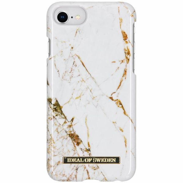 iDeal of Sweden Carrara Gold Fashion Back Case iPhone SE (2022 / 2020) /8 /7 / 6(s)