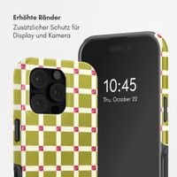 Selencia Vivid Back Cover Apple iPhone 16 Pro - Check This Olive