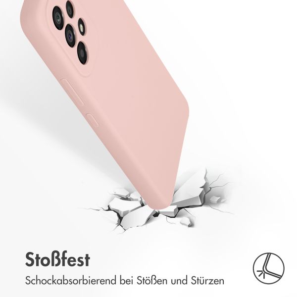 Accezz Liquid Silikoncase für das Samsung Galaxy A53 - Rosa