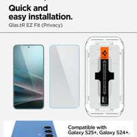 Spigen GLAStR Privacy EZ Fit Displayschutzfolie + Applicator Samsung Galaxy S24 Plus / S25 Plus