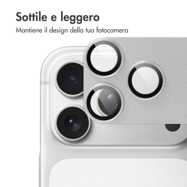 imoshion Kameraprotektor aus Glas 2er-Pack für das Apple Apple iPhone 17 Pro Max - Silver