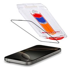 Accezz Gehärteter Glas-Schutz + Applikator Apple iPhone 16 Pro