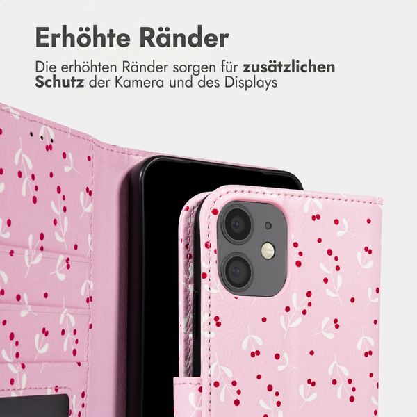 imoshion Design Klapphülle Apple iPhone 12 (Pro) - Blush Berries