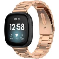 imoshion Edelstahlarmband für Fitbit Versa 4 / 3 / Sense (2) - Rosé gold