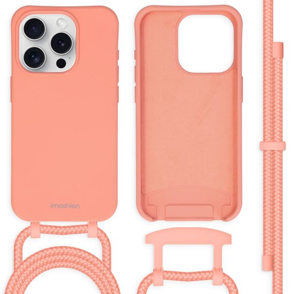 imoshion Color Backcover mit abtrennbarem Band für das iPhone 15 Pro - Peach