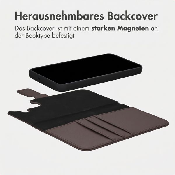 imoshion Herausnehmbare 2-in-1 Luxus-Bookcase Samsung Galaxy A17 (5G) / (4G) - Braun