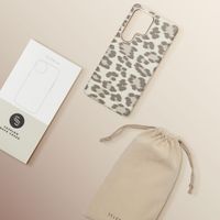 Selencia Sabi Backcover Leopardenmuster mit MagSafe Samsung Galaxy S25 Ultra - Soft Ivory