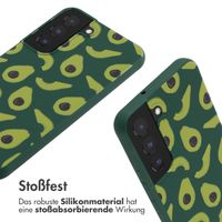 imoshion Silikonhülle design mit Band für das Samsung Galaxy S22 - Avocado Green