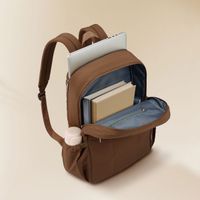 Selencia Vaya Puffy Laptop Rucksack 16 Zoll - Mocha Brown
