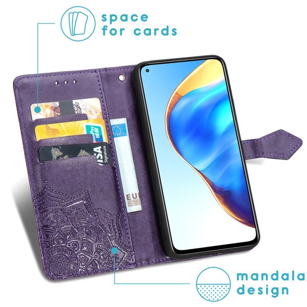 imoshion Mandala Klapphülle Xiaomi Mi 10T (Pro) - Violett