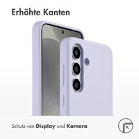 Accezz Liquid Silikoncase für das Samsung Galaxy S25 - Violett