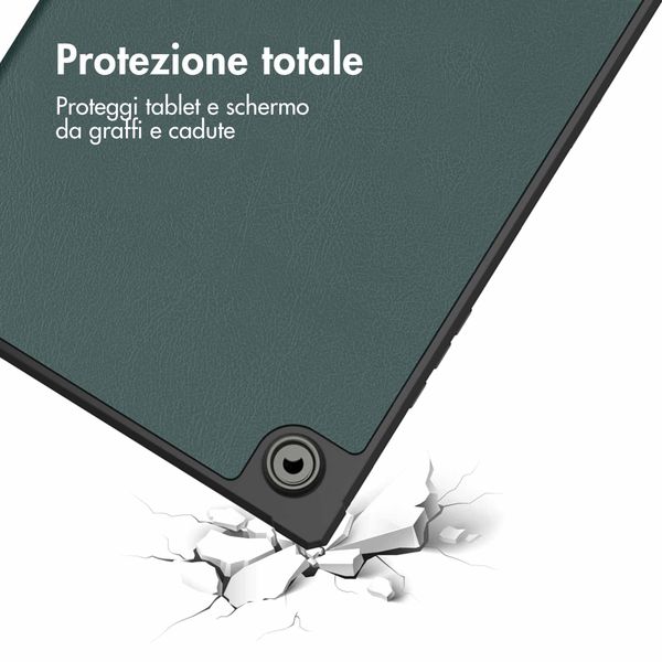 imoshion Trifold Klapphülle Samsung Galaxy Tab A8 - Dunkelgrün
