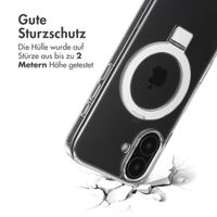 Accezz Ring Stand Backcover mit MagSafe Apple iPhone 16 - Transparent