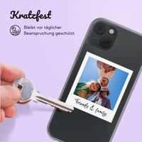 Personalisierte Hülle mit Polaroid iPhone 13 - Transparent