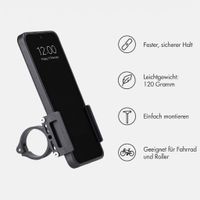 imoshion Mini Aluminium-Fahrrad-Handyhalterung - Leichtgewicht - Universal - Schwarz