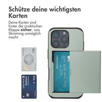 imoshion Backcover mit Kartenfach Apple iPhone 16 Pro - Grün