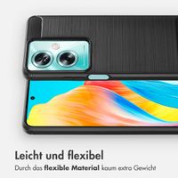 imoshion Brushed Back Cover für das Oppo A79 - Schwarz