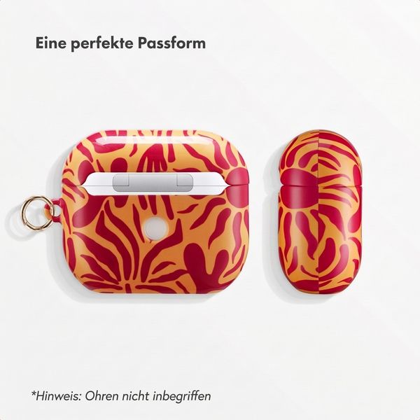 Selencia Vivid Case  Apple Airpods 3 - Tropical Vibes Apricot