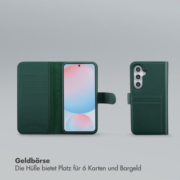 Selencia Olyn Abnehmbare Bookcase mit MagSafe Samsung Galaxy S24 FE - Grün