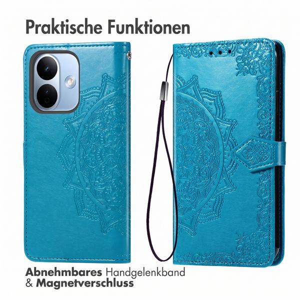 imoshion Mandala Klapphülle Xiaomi Redmi Note 17 Pro Max - Türkis