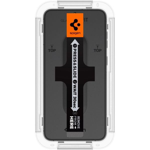Spigen GLAStR Fit Displayschutzfolie + Applicator 2-pack für das Samsung Galaxy S23 Plus