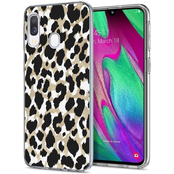 imoshion Design Hülle für das Samsung Galaxy A20e - Leopard / Schwarz